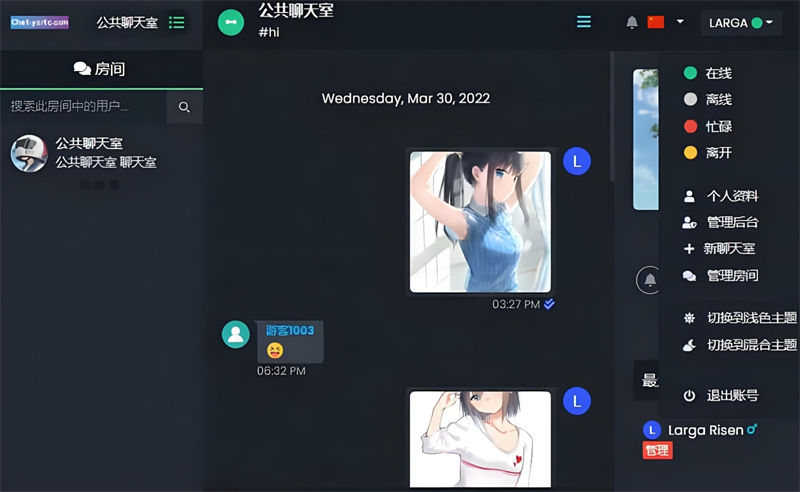 ChatNet V1.11-V1.9完整汉化版 公共聊天室源码免费分享
